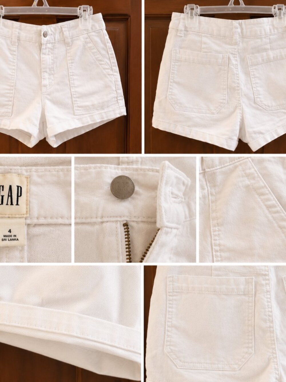Denim Shorts Women's Size 4 High Rise Rolled Hem